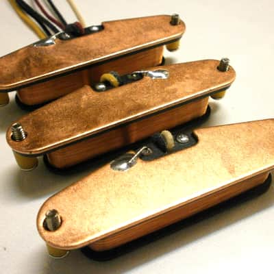 Stratocaster Pickups SET A5 STEEL BASE PLATE Strat  Q  Fits Fender Vintage HOT Hand Wound Custom Blues Rock image 1