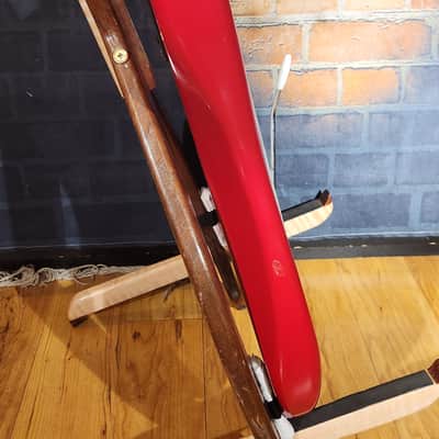 Vintage 1986 Squier MIJ Standard Stratocaster Rosewood Fretboard Torino Red w/ Fender USA OHSC image 9