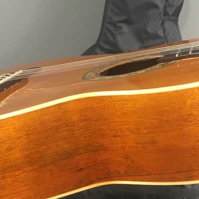 Vintage Jose Luis Velazquez Classical Nylon String Spanish Guitar Made in Mexico Solid Woods Original Case image 16