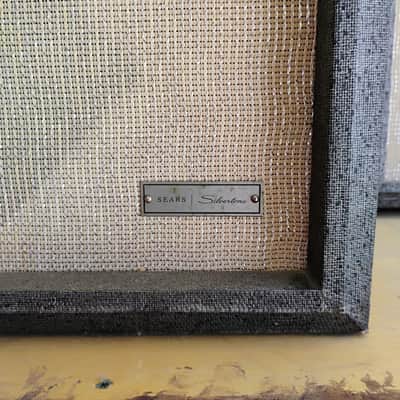Silvertone Model 1481 - 5-Watt 1x8 Guitar Combo - 1963 - 1968 - Diamond Cut Speaker Hole - Gray Leatherette - Local Pickup Only image 8