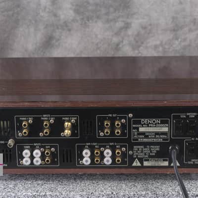 DENON PRA-2000ZR Stereo Pre-Amplifier in Good Condition image 9