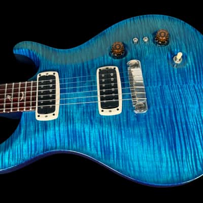 2020 Paul Reed Smith PRS Paul's Guitar Flame Top w Brushstroke Inlays ~ Faded Blue Jean image 2