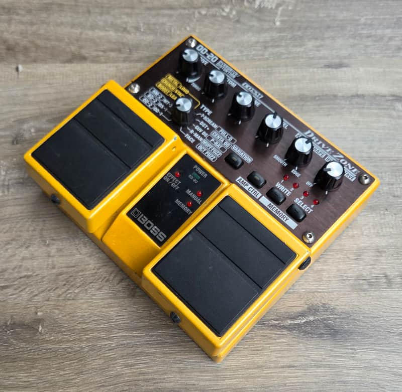 2002 Boss OD-20 Distortion/Overdrive Guitar Effects Pedal image 1