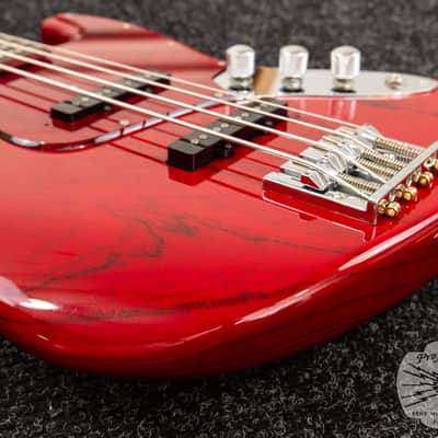 Momose MJ2-PH Jazz Bass – Purpleheart Neck – Burner Ash – MIJ image 19