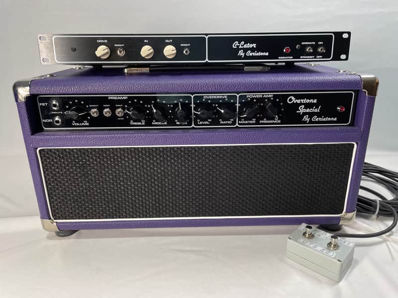 Ceriatone Overtone Special 50 with C-Lator and Footswitch Purple Dumble image 1