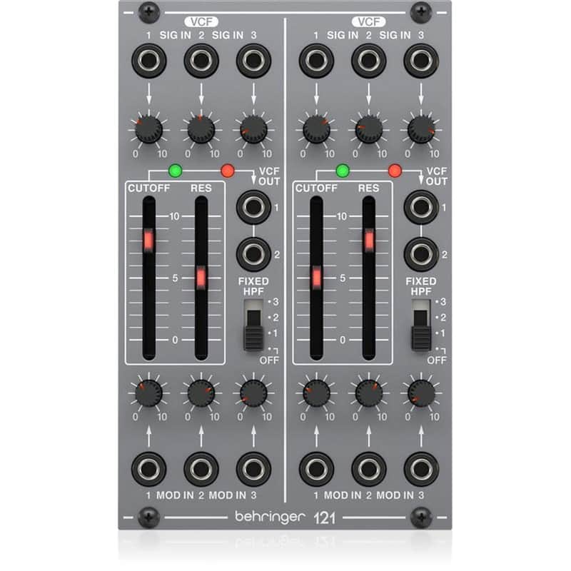 Behringer 121 Legendary Analog Dual VCF Module for Eurorack image 1