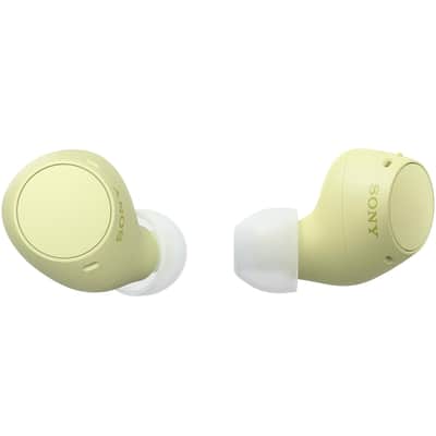 Sony WF-C510 Truly Wireless Earbuds, Yellow Bundle with Deco 6 Pairs of Earbud Tips image 4