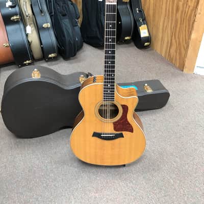 Taylor 414-CE-L4 Ovangkol Back and Sides w/ Hardcase image 2