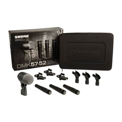 Shure DMK57-52 Drum Microphone Kit 3 SM57s, Beta 52A, Mounts & Case image 1