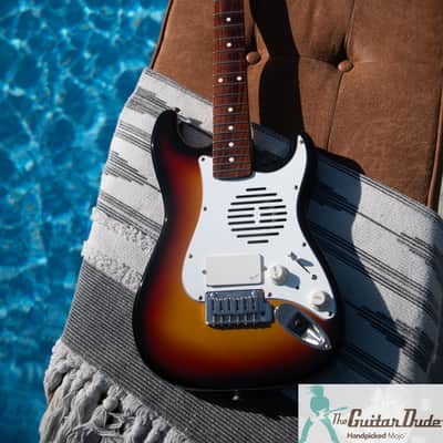 Late 90's Fender ST-Champ Mini Stratocaster MIJ with Built In Speaker - Pro Set Up w Perfect Frets/Action/Intonation! image 3