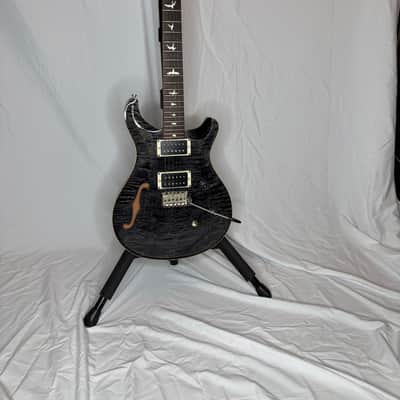 2019 PRS CE Semi-Hollow USA - Charcoal Flame Maple - Rosewood Board image 1