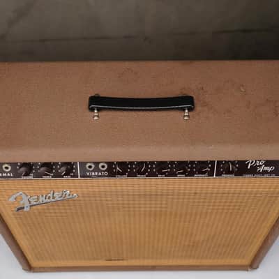 1962 Fender Pro Amp 6G5-A 1x15" Combo w/ JBL D130 & Flight Case #59044 image 8