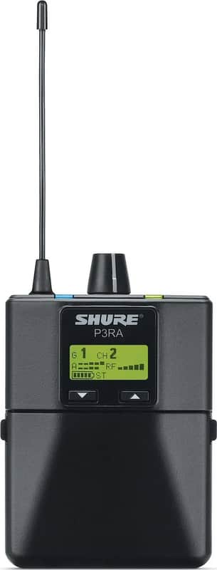 Shure P3RA-G20 Premium Wireless Bodypack Receiver. G20 Band Bild 1