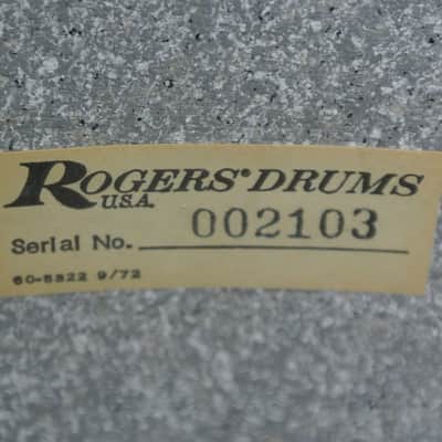 ADD this RARE Rogers USA 18" NEW ENGLAND WHITE FLOOR TOM to YOUR DRUM SET! RL943 image 4