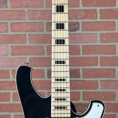 Schecter Stargazer-12-String Electric Guitar - Gloss Black (New-Old Stock) image 5