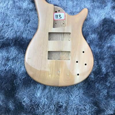 Bass Guitar Basswood Body with Glossy Natural Finish image 1