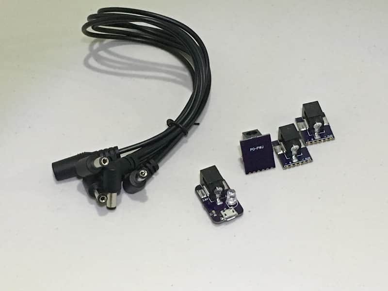 JNFX/Think Make Repeat Pocket Operator power supply kit(for 3 POs) (PO-PWS) 2017 Black & Purple image 1