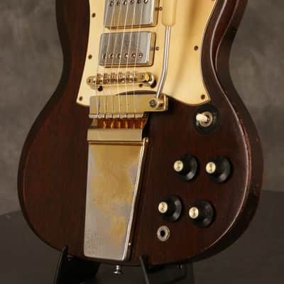 Gibson SG Custom neck joint repair 1969 Walnut image 7