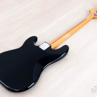 1990 Fender Precision Bass ‘70 Vintage Reissue PB70-700 Black w/ Ash Body, Japan MIJ Fujigen image 14
