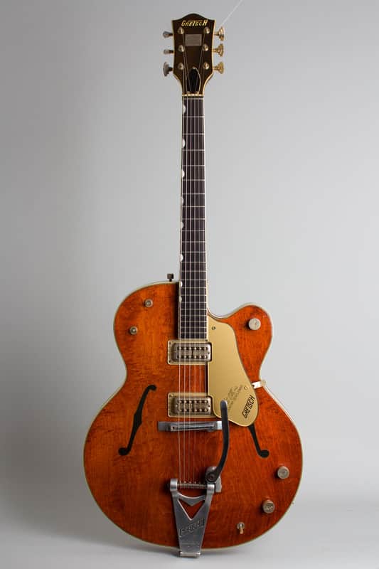 Gretsch  PX 6122 Country Gentleman Thinline Hollow Body Electric Guitar (1960), ser. #35130, original grey hard shell case. image 1