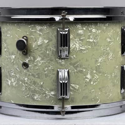 Rogers 20/12/14/16/5x14" Cleveland-Era Holiday Drum Set - White Marine Pearl image 9