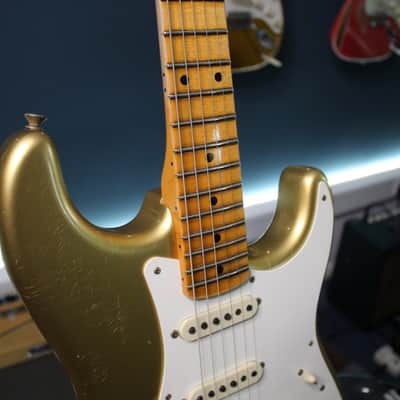 Fender Custom Shop '57 Stratocaster Journeyman Relic HLE Gold image 4