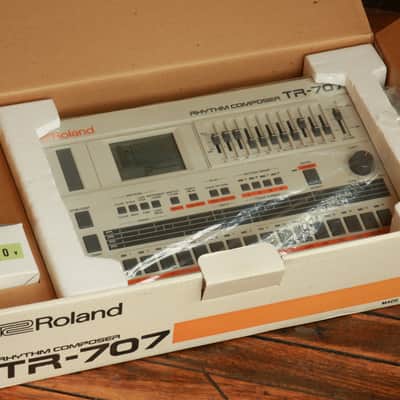 1987 Roland TR-707 Rhythm Composer w/ Original Packaging image 6