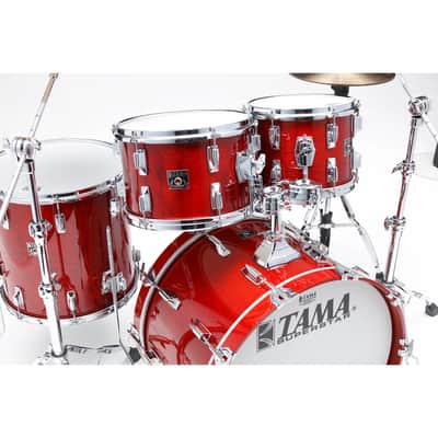 Tama 50th Anniversary Superstar Reissue 4pc Drum Set Cherry Wine image 2