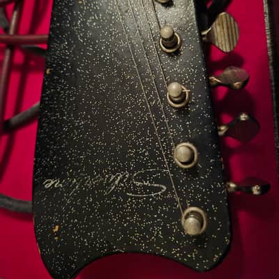 Silvertone 1449 with Case Amp 1963 - 1964 - Black Sparkle image 2