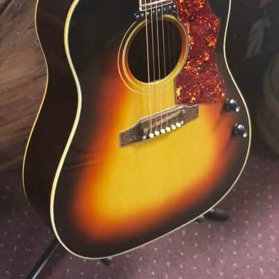 Gibson J160E John Lennon Model, 1970, Sunburst (refinsihed) image 4