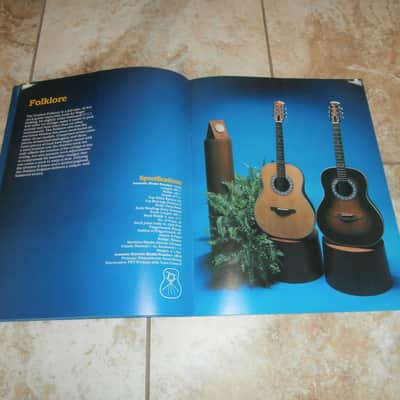 Vintage 1980 Ovation Acoustic/Acoustic Electric Guitar Catalog! Rare Original Case Candy, Paperwork! image 7