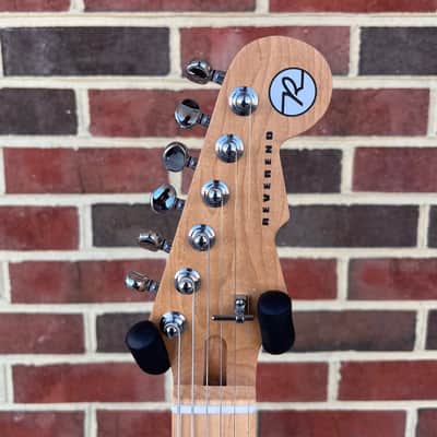 Reverend Charger HB, Metallic Alpine, Korina Body, Roasted Maple Neck, Locking Tuners image 5