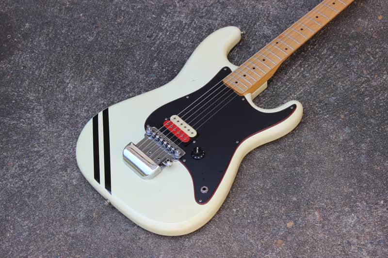 1970's Tomson Japan Splendor Series Humbucker Stratocaster (White