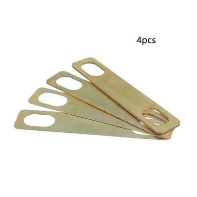 Guitar Neck Pocket Brass Shim Plates for Electric guitars Neck Angle, Pitch for Optimum Tone & Sustain image 8