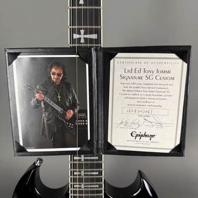 Epiphone SG Tony Iommi Limited Edition inkl. Zertifikat & Gibson Gigbag imagen 8
