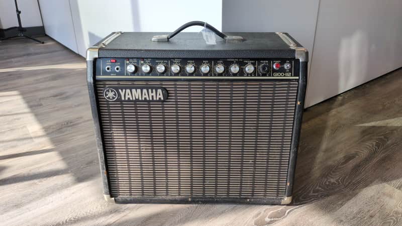 Yamaha G100-112 2-Channel 100-Watt 1x12" Guitar Combo 1980 - 1985 - Black image 1