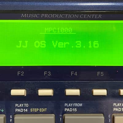 Akai MPC1000 - Blue JJOS 3.16 / 128MB RAM w/ 512MB CF Card image 4