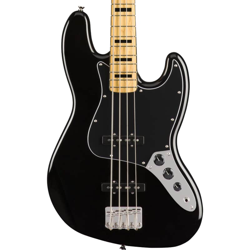Squier Classic Vibe '70s Jazz Bass - Maple Fingerboard, Black image 1