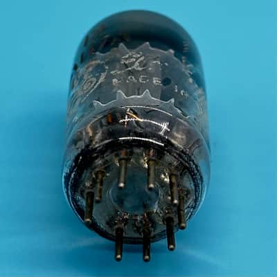 1960 GE 12AU7A ECC82 Vintage Short Gray Plate Halo Getter Preamp Tube! T322 image 6