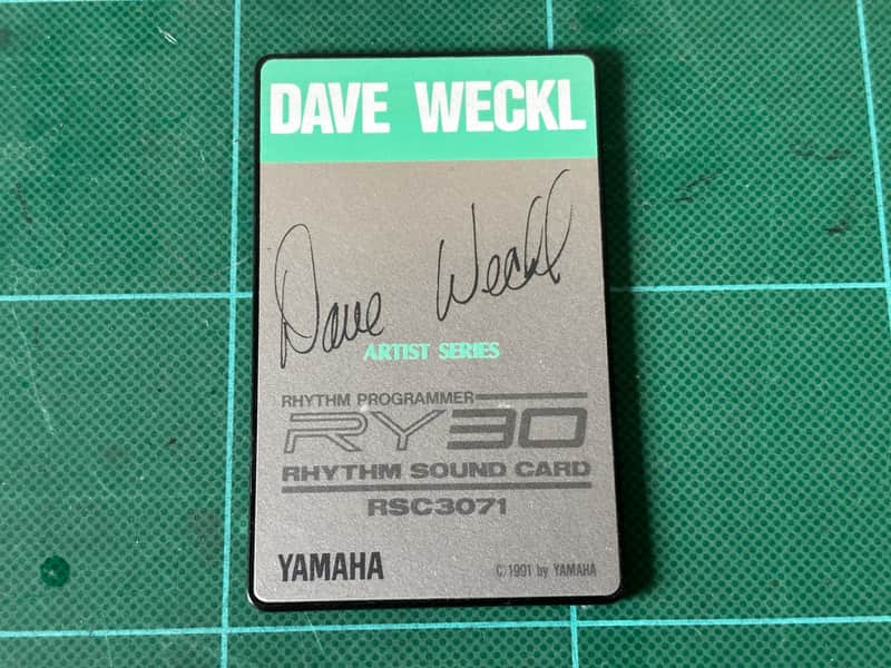 YAMAHA RHYTHM SOUND CARD RSC3071 DAVE WECKL RY30 image 1