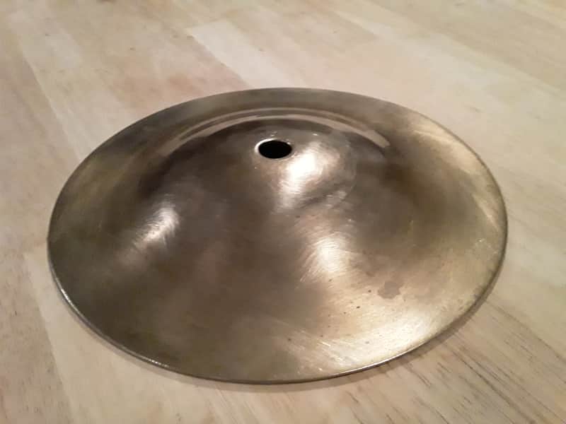 (Very Rare) Vintage Ufip Flat Edge Ice Bell Cymbal with Natural Patina - Very Well Made image 1