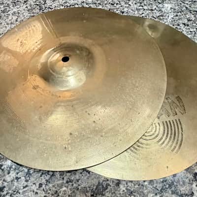 Sabian 14" AAX Stage Hi-Hat Cymbals (Pair) 1993 - 2001 - Brilliant image 1