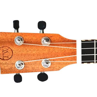 Twisted Wood Guitars Original Concert Ukulele Laminate Mahogany w/rope binding - padded gig bag image 4
