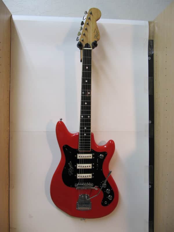Arnold Hoyer Fold-axe Travel guitar 1960's - Red image 1