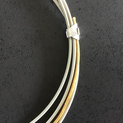 Lenzner Fisoma Gut Double Upright Bass String A Silver Plated Roundwound image 4