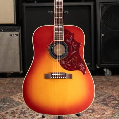 Epiphone Hummingbird Standard Acoustic/Electric Guitar - Cherry Sunburst with Gig Bag image 3