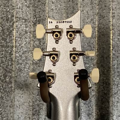 PRS Paul Reed Smith USA S2 MCCarty 594 Thinline Platinum Metallic Guitar & Bag #7220 image 6