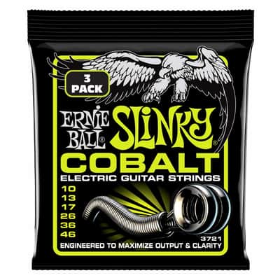 Ernie Ball 3721 Cobalt Regular Slinky 10-46 image 1