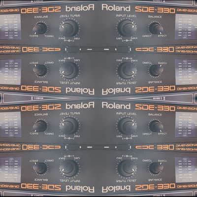 Classic Vintage Roland SDE 330 Dimensional Space Delay Studio Level Echo Reverb Flanger Chorus Unit