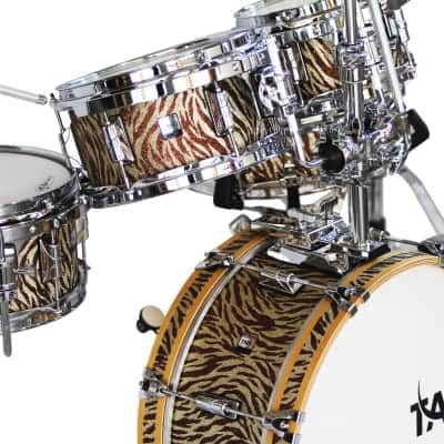Taye Go Kit 8" / 10" / 12" / 18" / 4x13" Compact 5pc Drum Kit w/ Hardware image 3